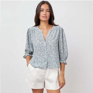 Rails Leena Blouse in Bellflower Floral Print